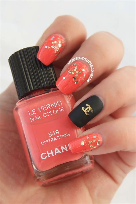 chanel nail designs pinterest|chanel embossed nail art.